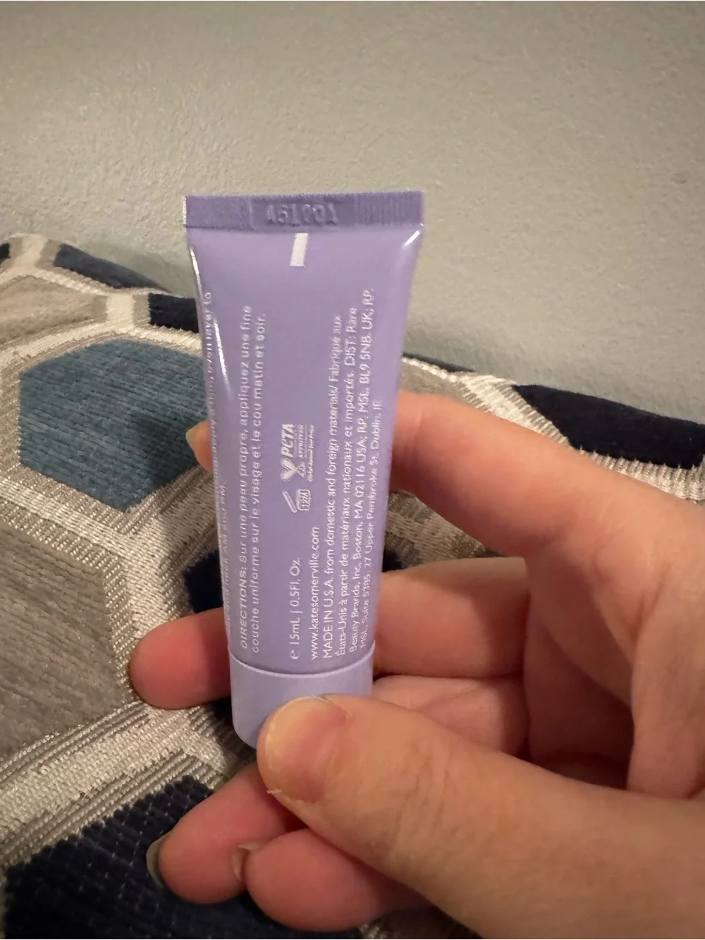 Kate Somerville Lavender Travel Cream Tube Goat Milk